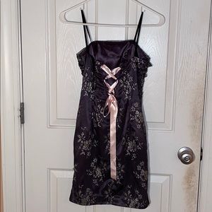 Grey/Silver floral Cocktail dress